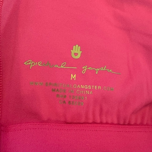 NWT SPIRITUAL GANGSTER Pink Lexi Active Dress size M - Picture 7 of 8